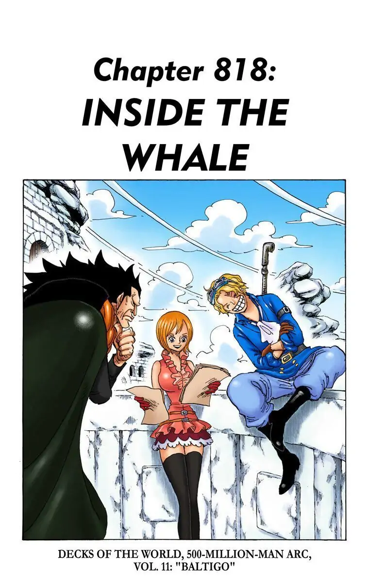 One Piece Digital Colored Chapter 818 image 01